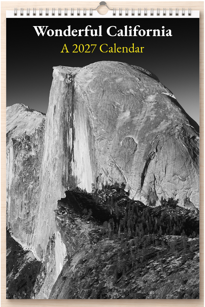 Wonderful California: A 2027 Calendar