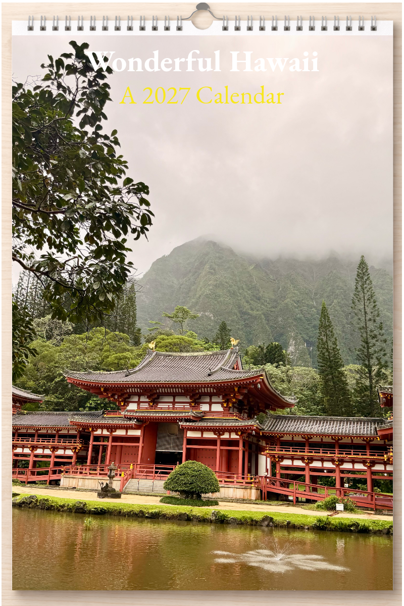 Wonderful Hawaii: A 2027 Calendar