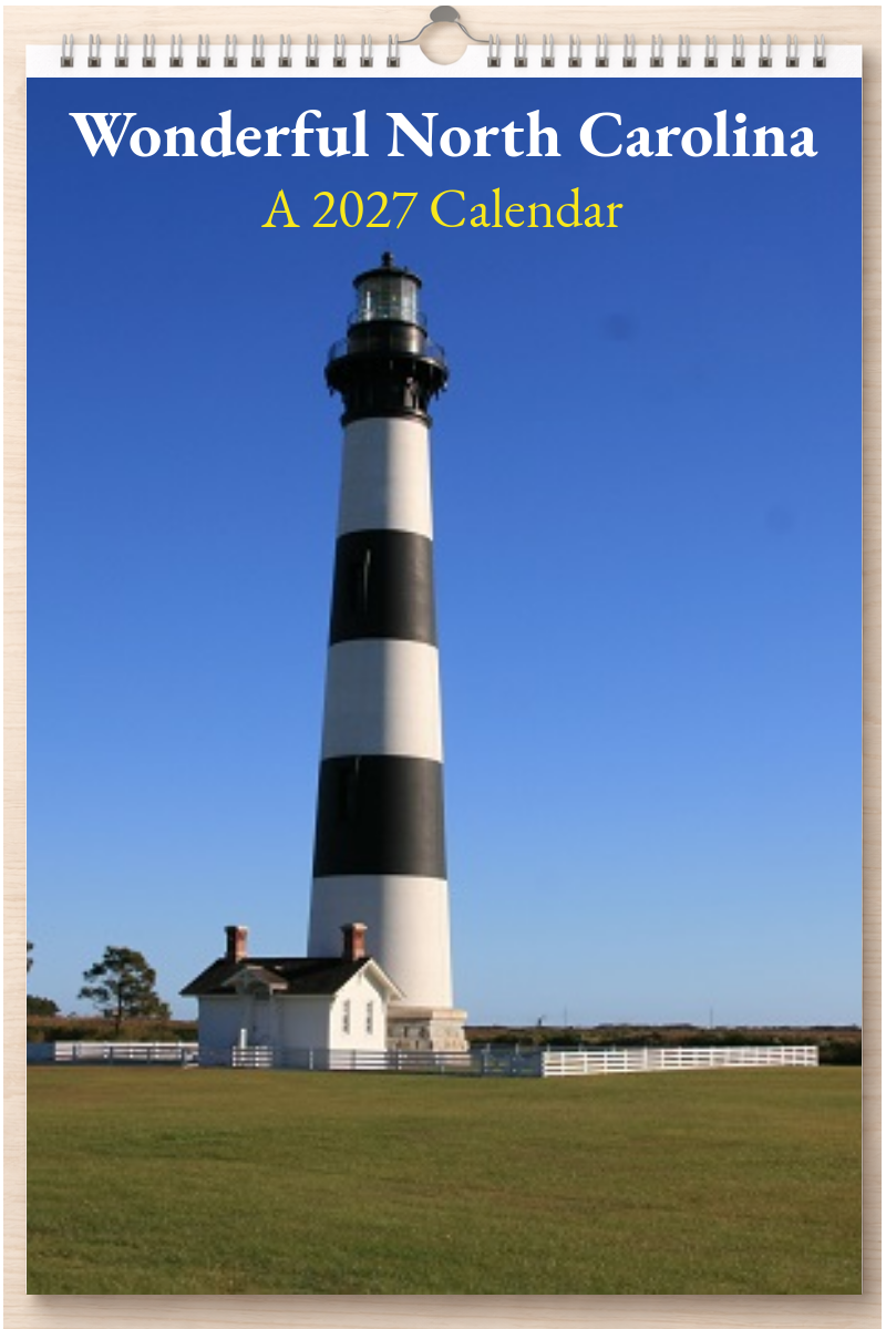 Wonderful North Carolina: A 2027 Calendar
