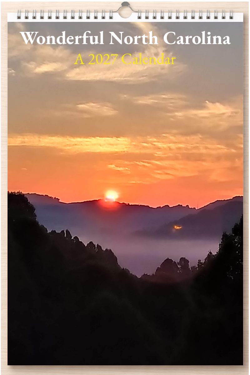 Wonderful North Carolina: A 2027 Calendar