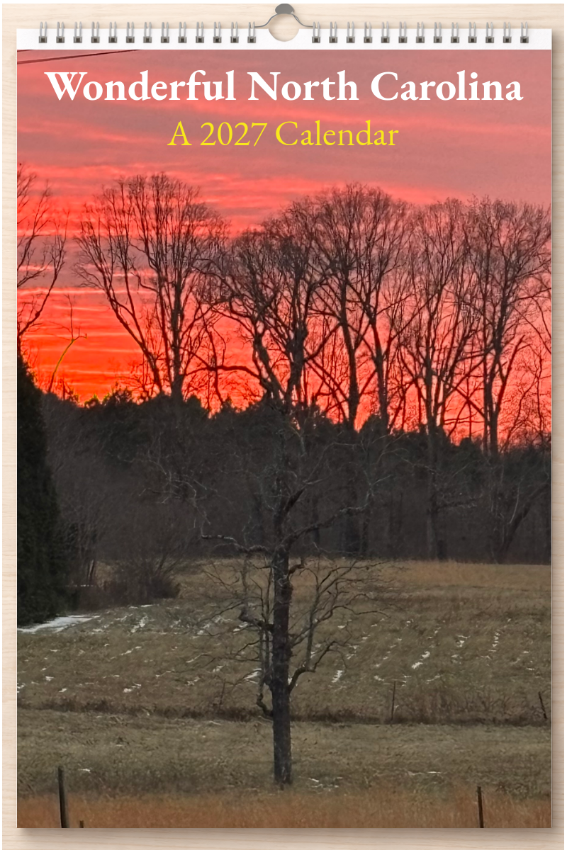 Wonderful North Carolina: A 2027 Calendar