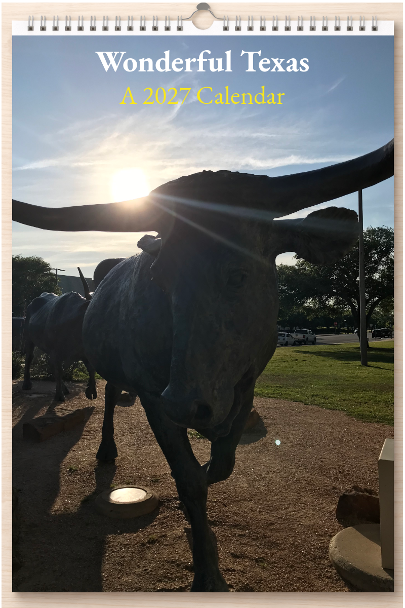 Wonderful Texas: A 2027 Calendar
