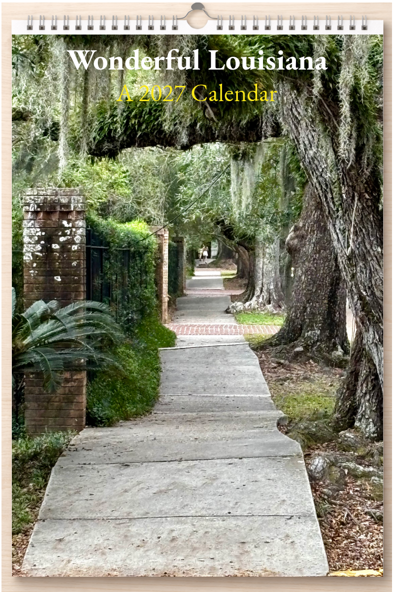 Wonderful Louisiana: A 2027 Calendar