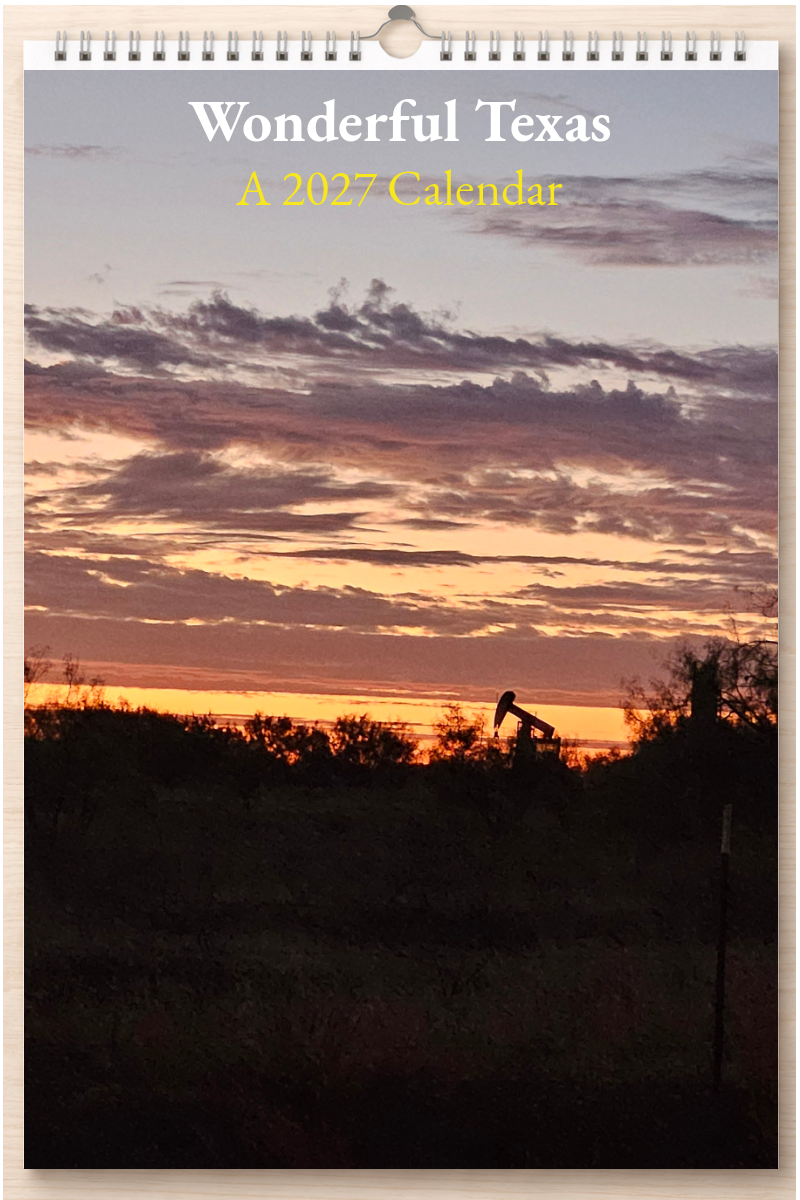 Wonderful Texas: A 2027 Calendar