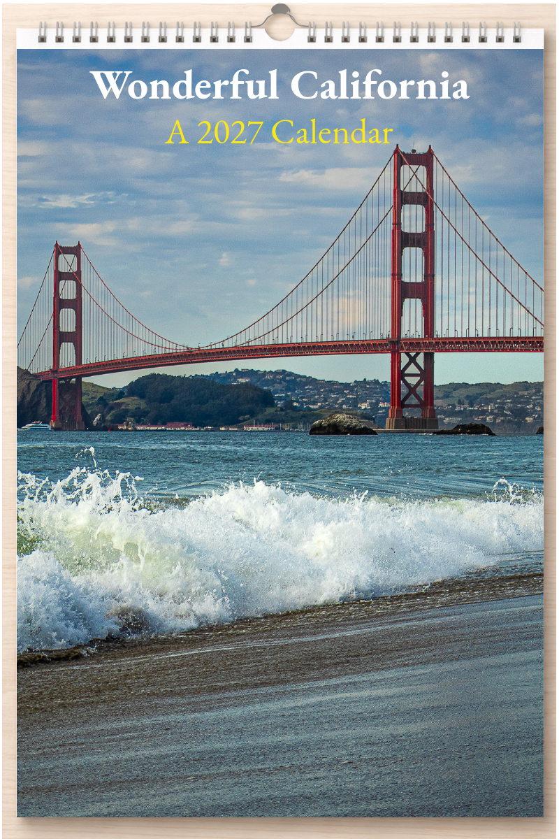 Wonderful California: A 2027 Calendar