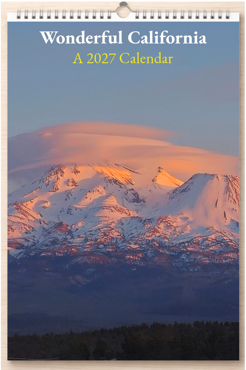 Wonderful California: A 2027 Calendar