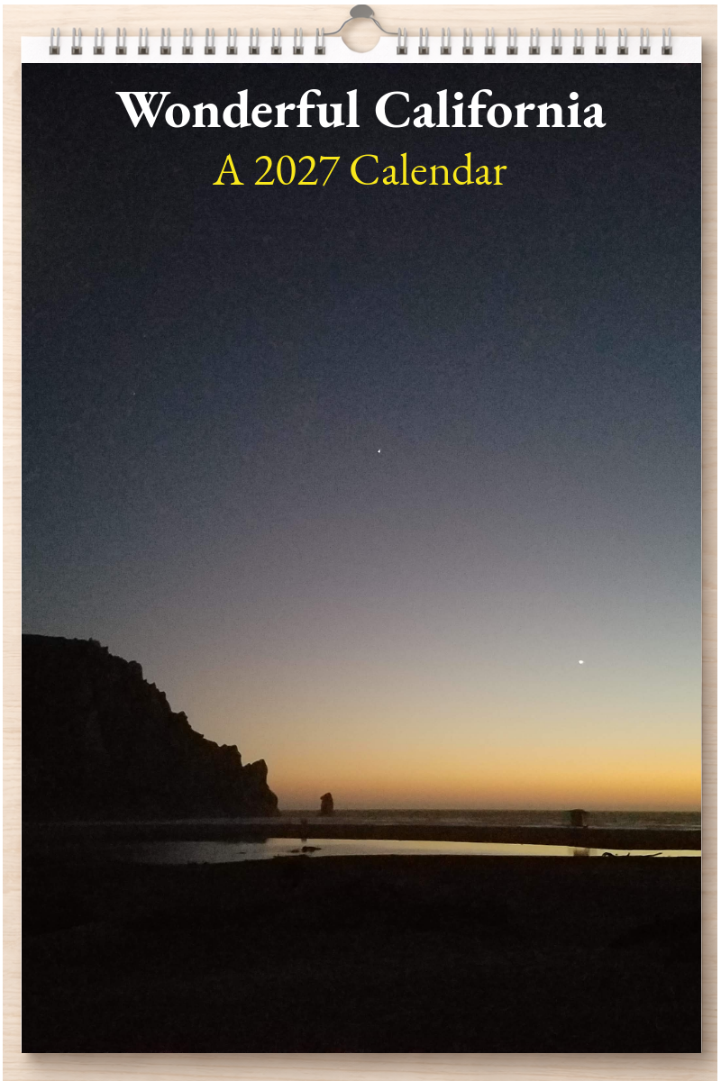 Wonderful California: A 2027 Calendar