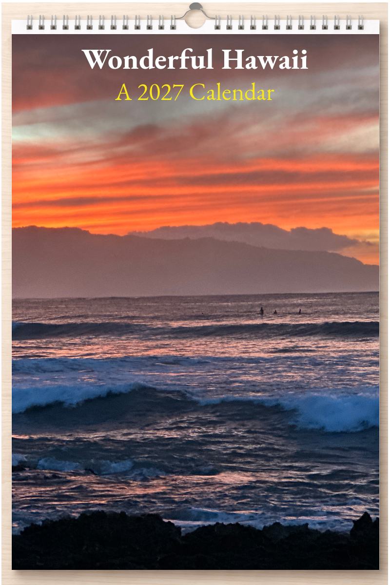 Wonderful Hawaii: A 2027 Calendar