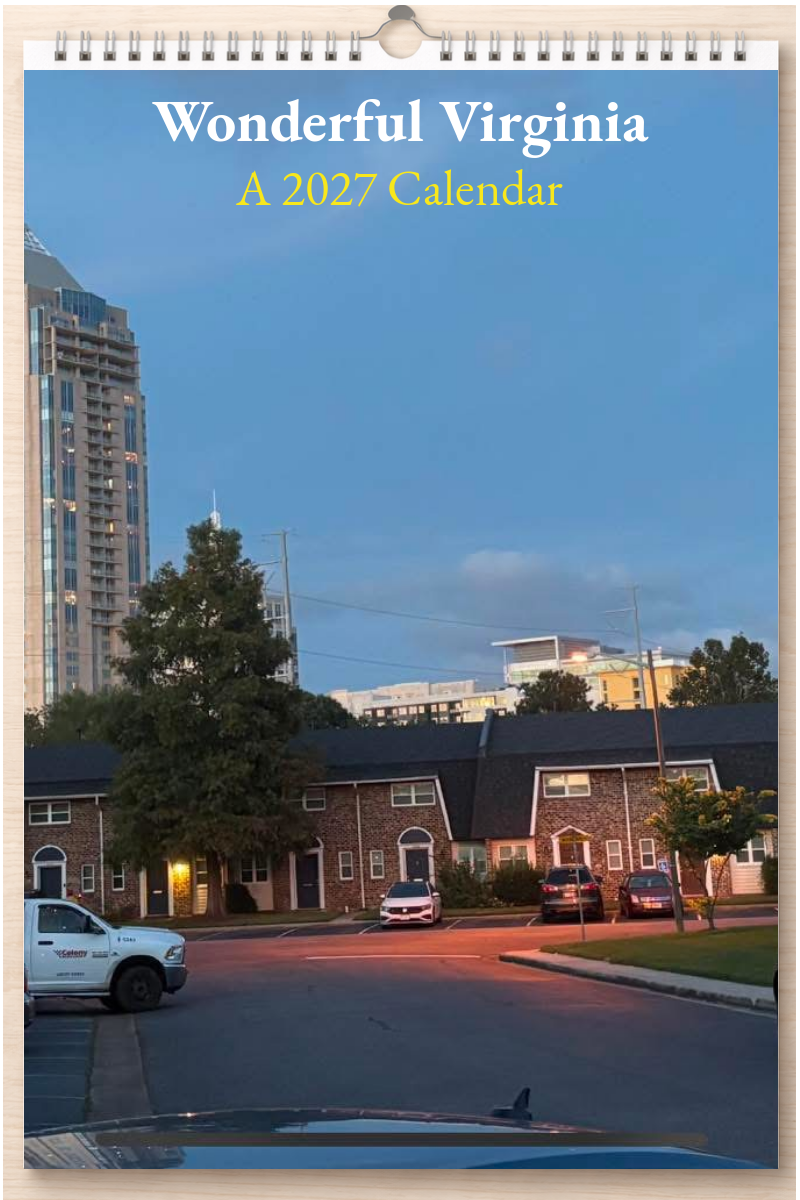 Wonderful Virginia: A 2027 Calendar