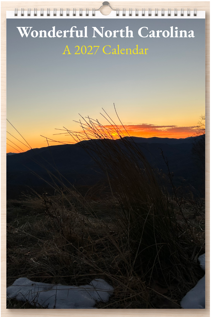 Wonderful North Carolina: A 2027 Calendar