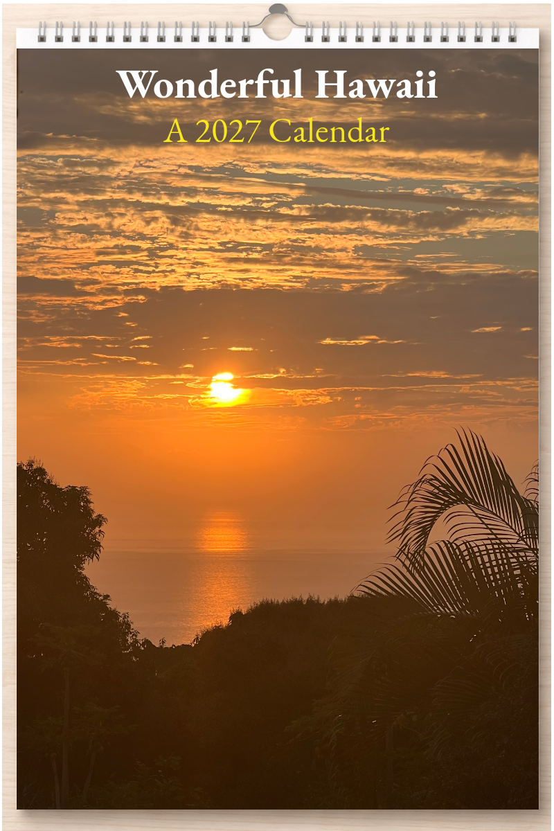 Wonderful Hawaii: A 2027 Calendar