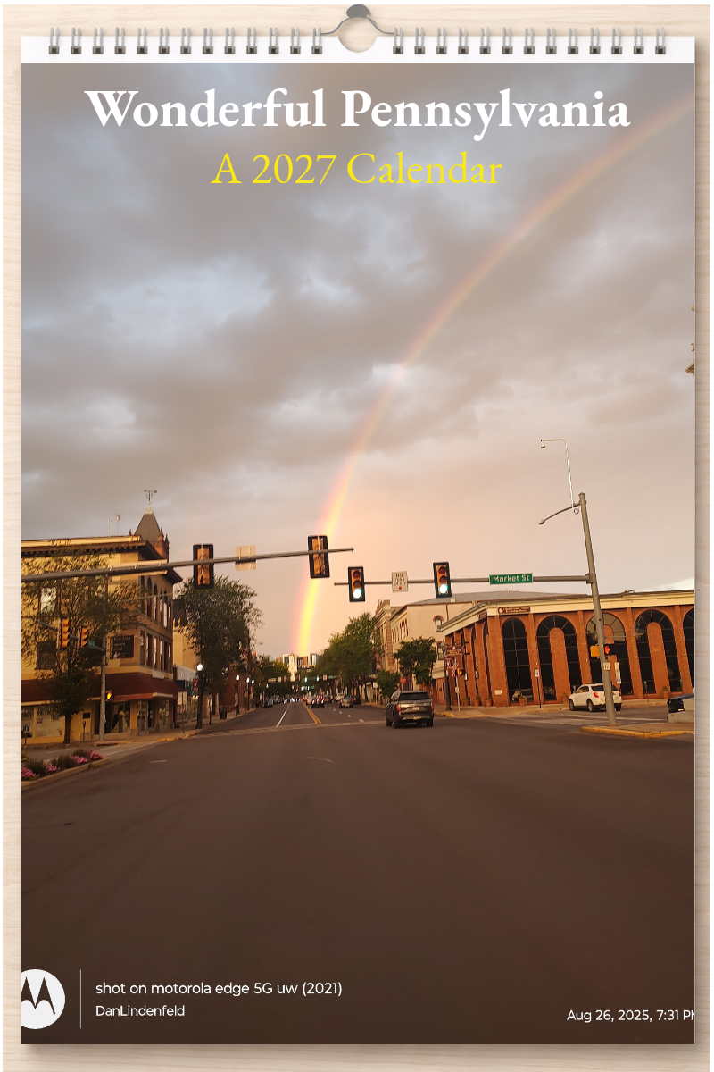 Wonderful Pennsylvania: A 2027 Calendar
