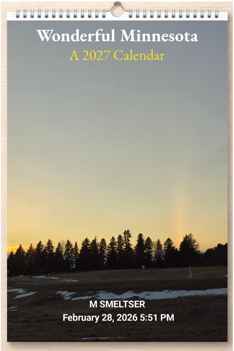 Wonderful Minnesota: A 2027 Calendar