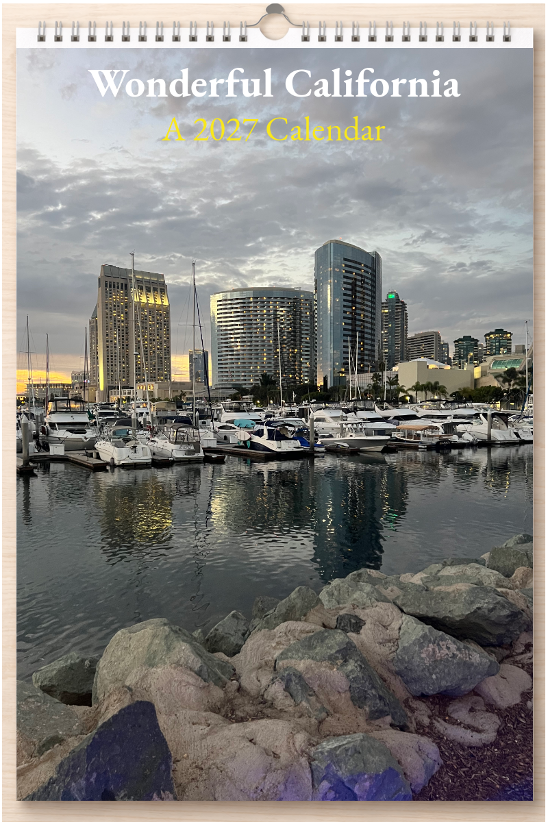 Wonderful California: A 2027 Calendar