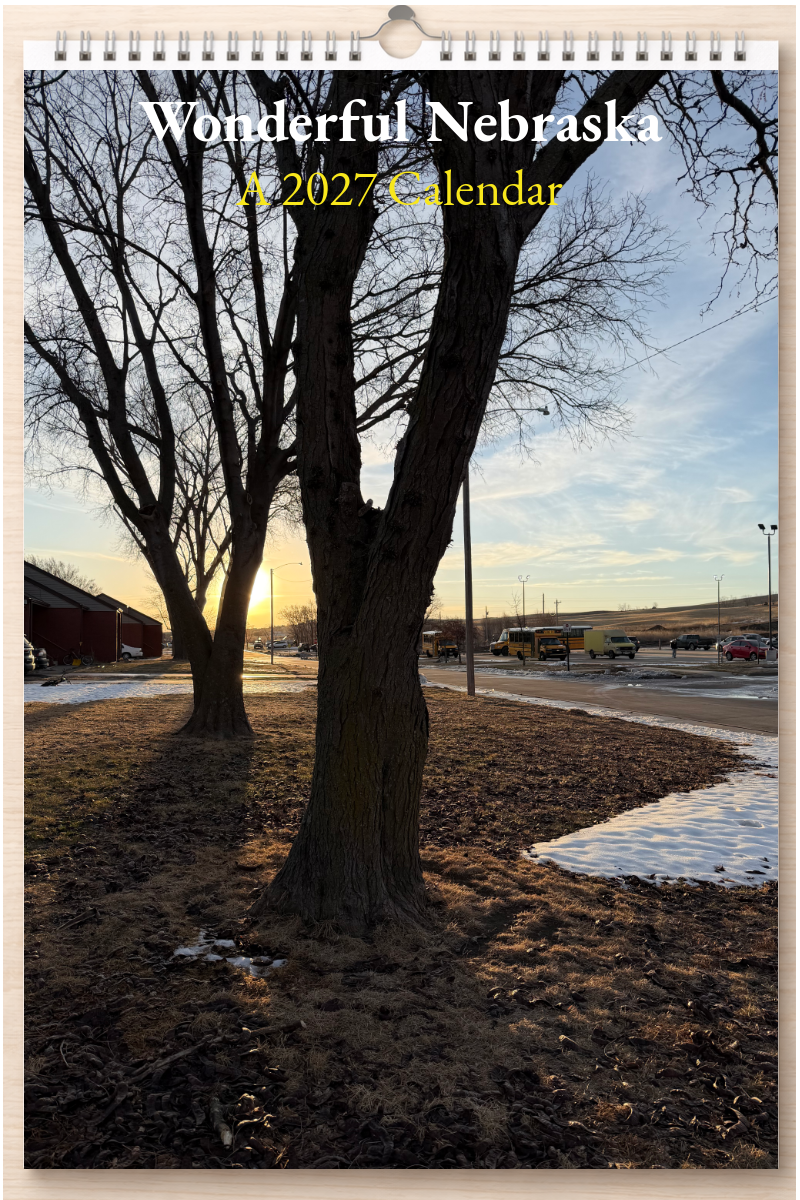 Wonderful Nebraska: A 2027 Calendar