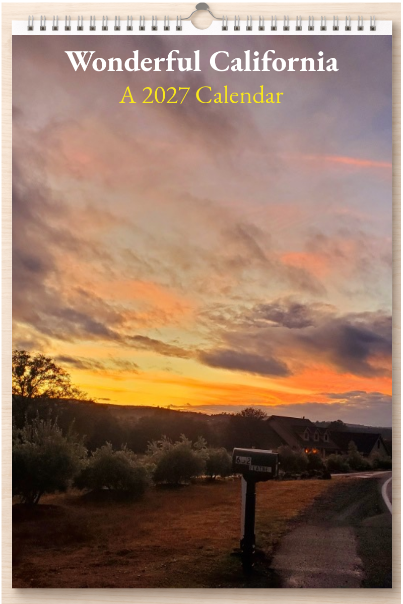 Wonderful California: A 2027 Calendar