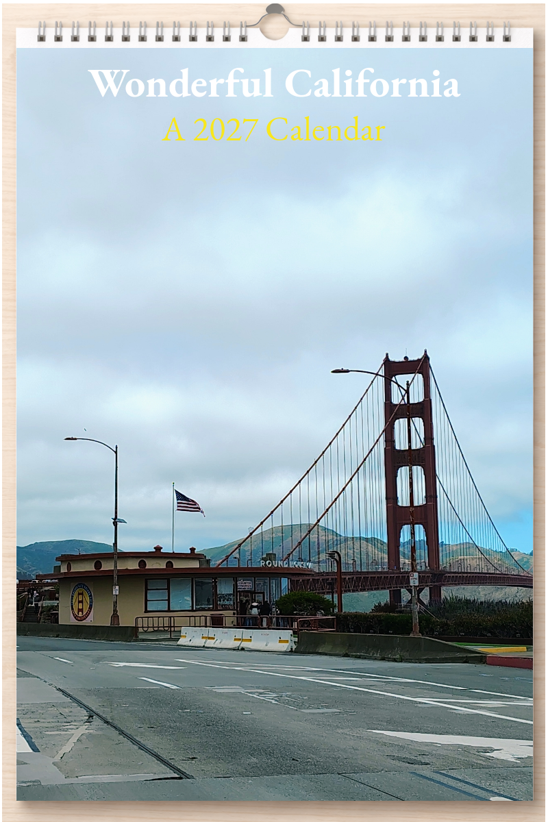 Wonderful California: A 2027 Calendar