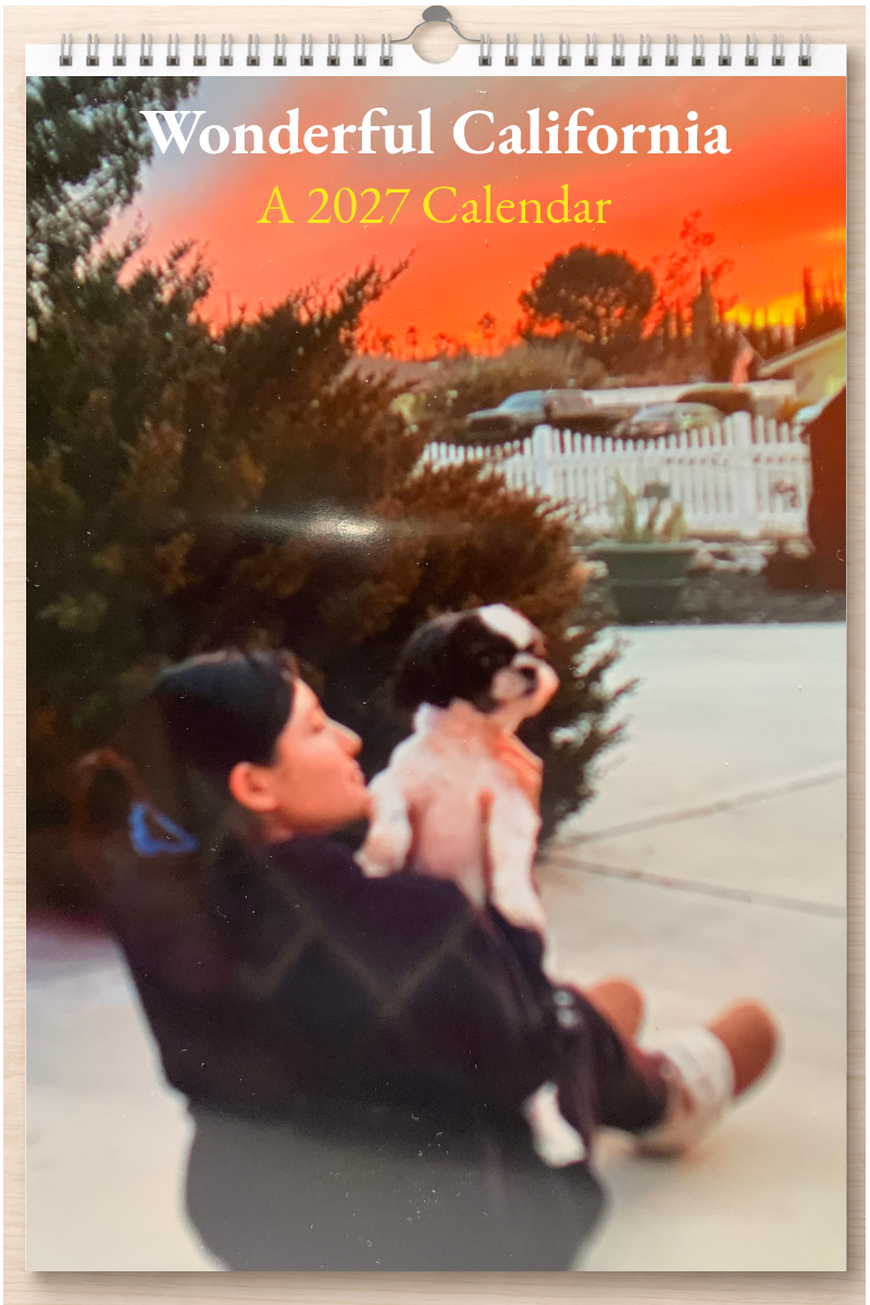 Wonderful California: A 2027 Calendar