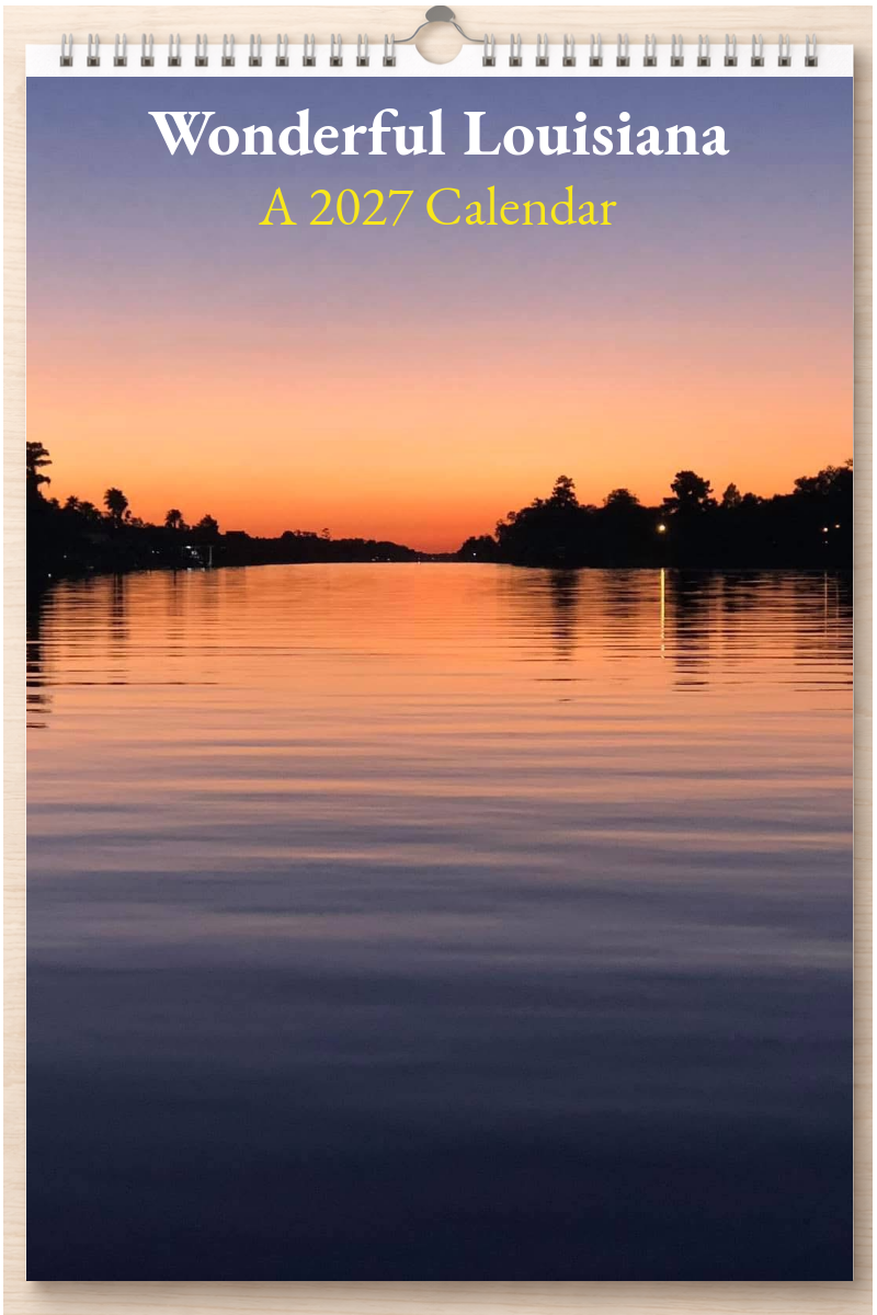 Wonderful Louisiana: A 2027 Calendar