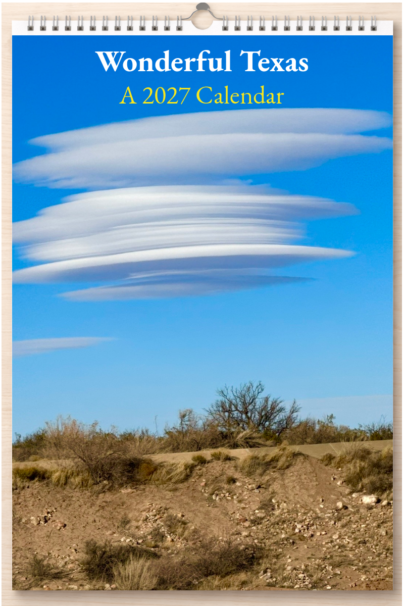 Wonderful Texas: A 2027 Calendar