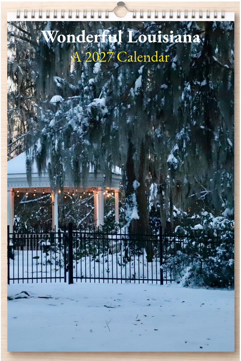 Wonderful Louisiana: A 2027 Calendar