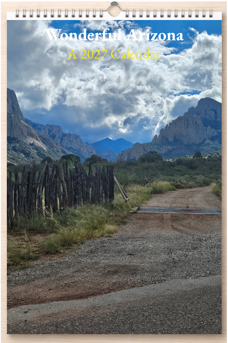 Wonderful Arizona: A 2027 Calendar