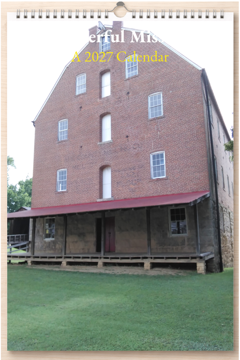 Wonderful Missouri: A 2027 Calendar