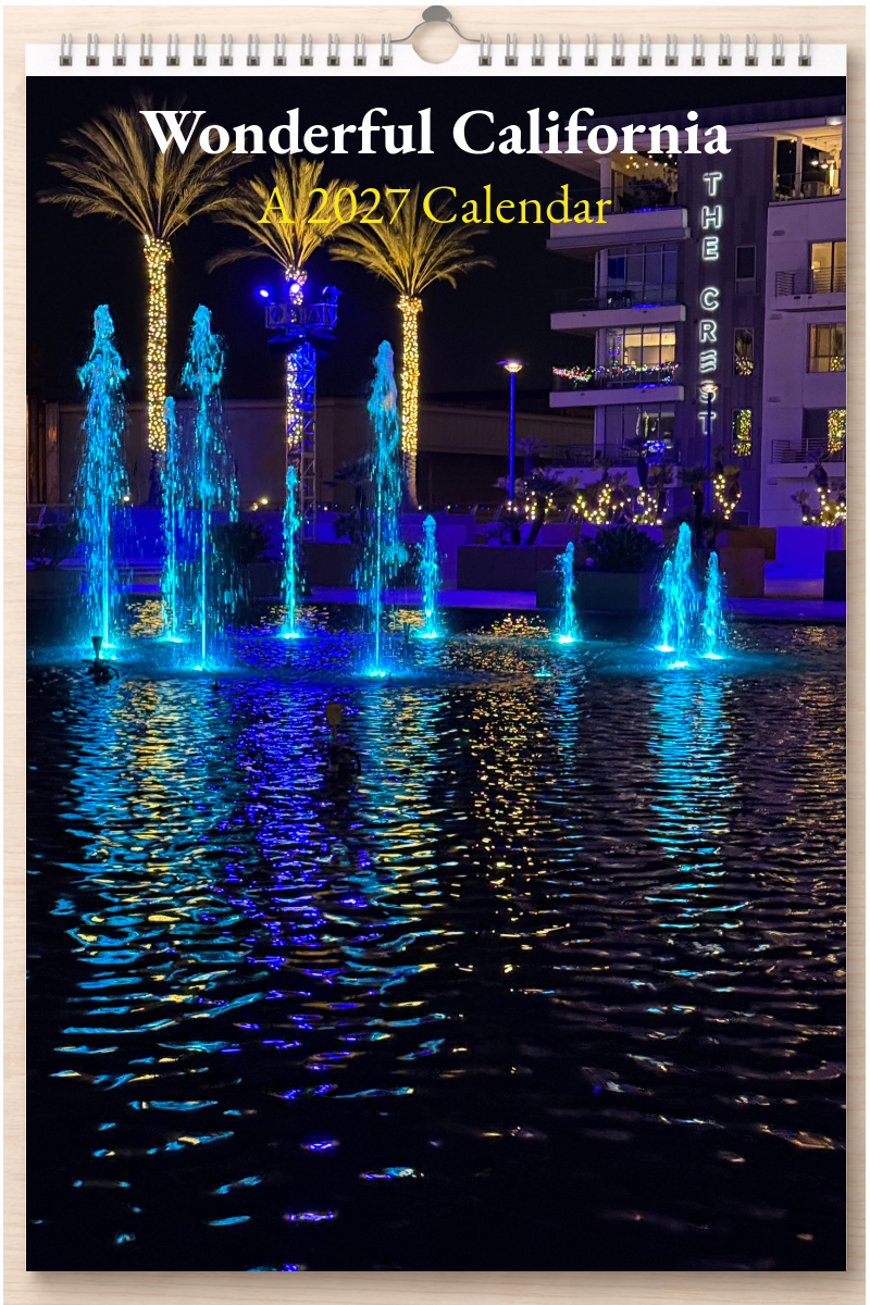 Wonderful California: A 2027 Calendar