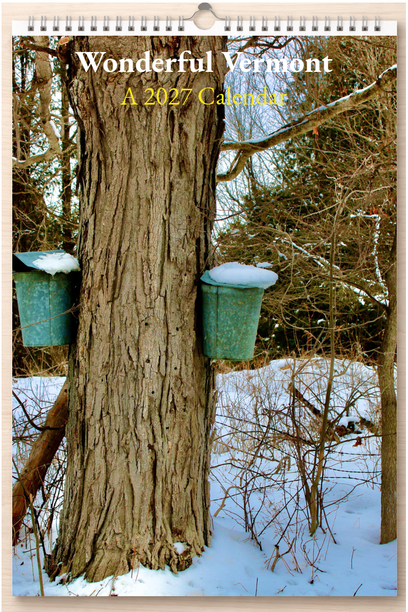 Wonderful Vermont: A 2027 Calendar