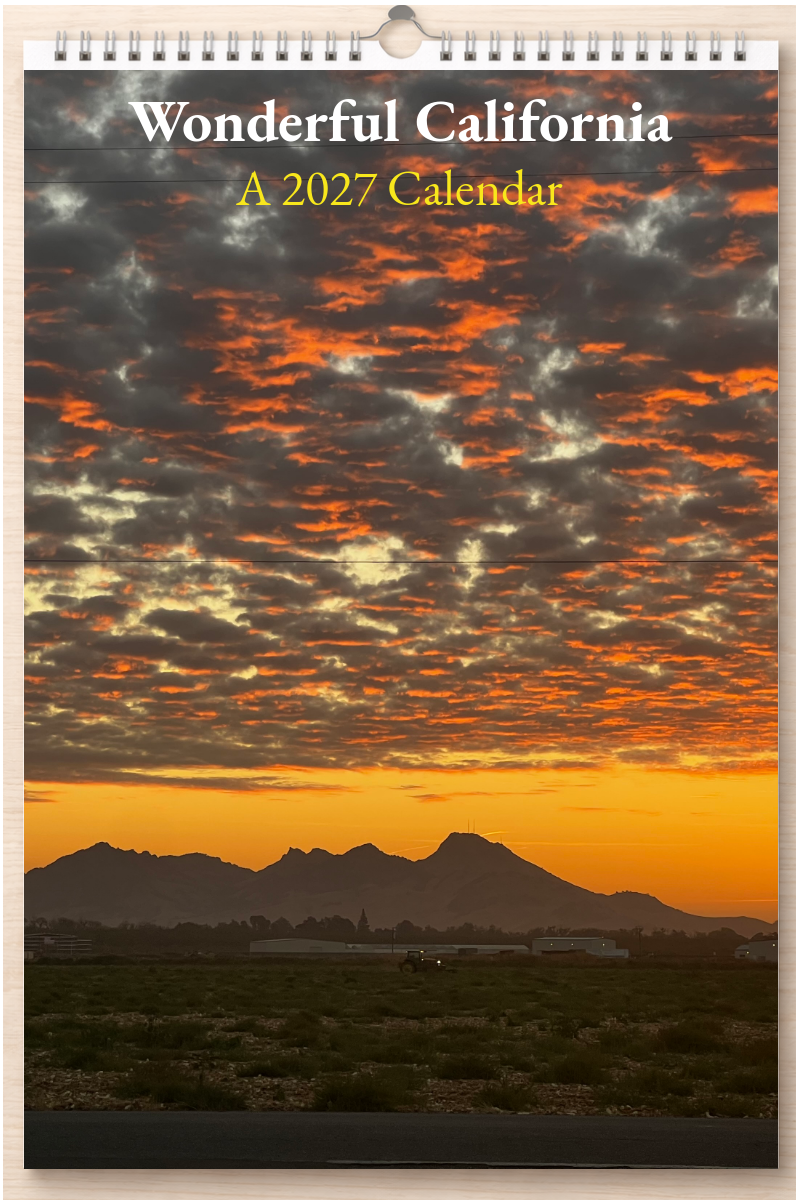 Wonderful California: A 2027 Calendar