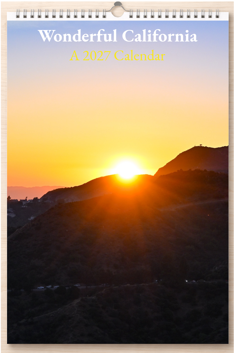 Wonderful California: A 2027 Calendar