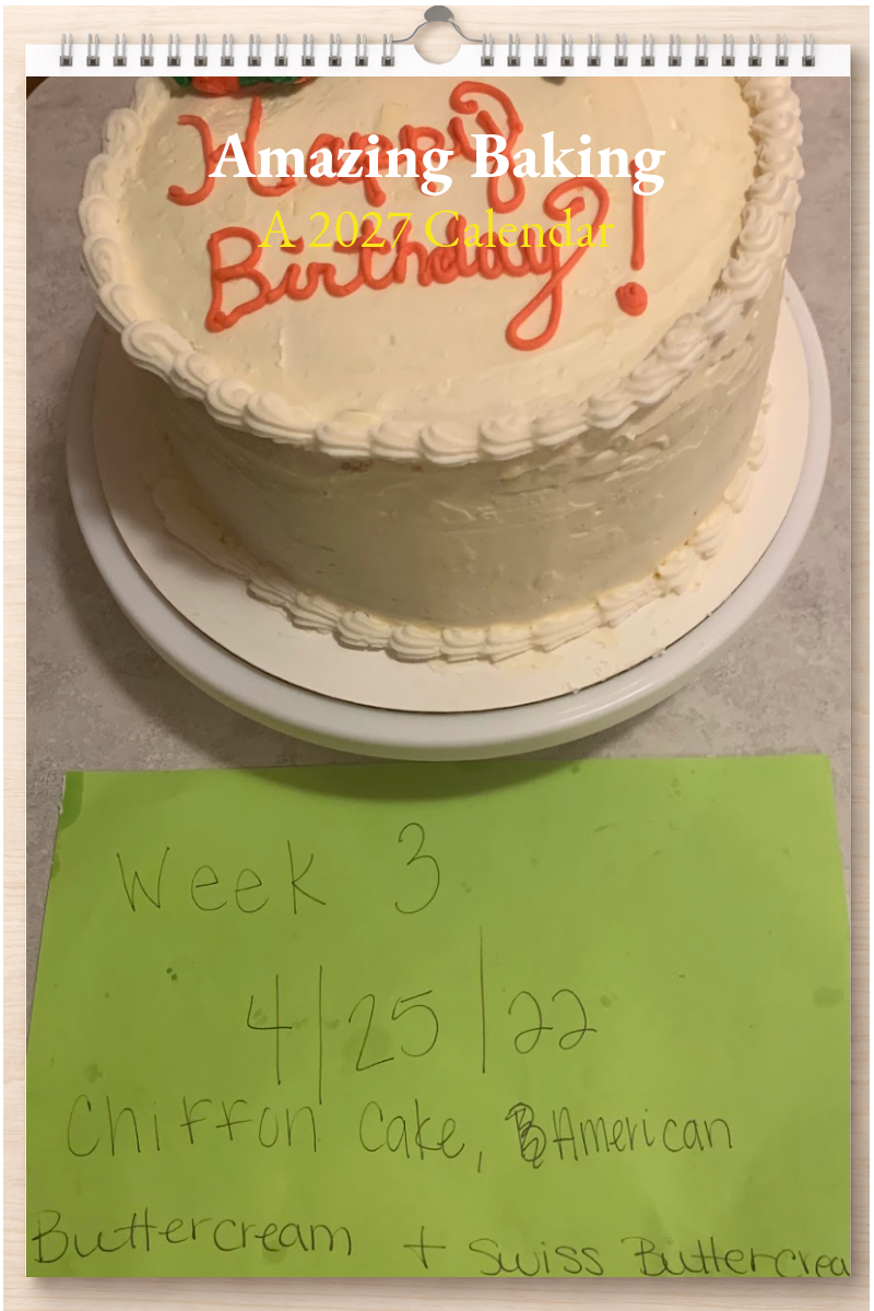 Amazing Baking: A 2027 Calendar