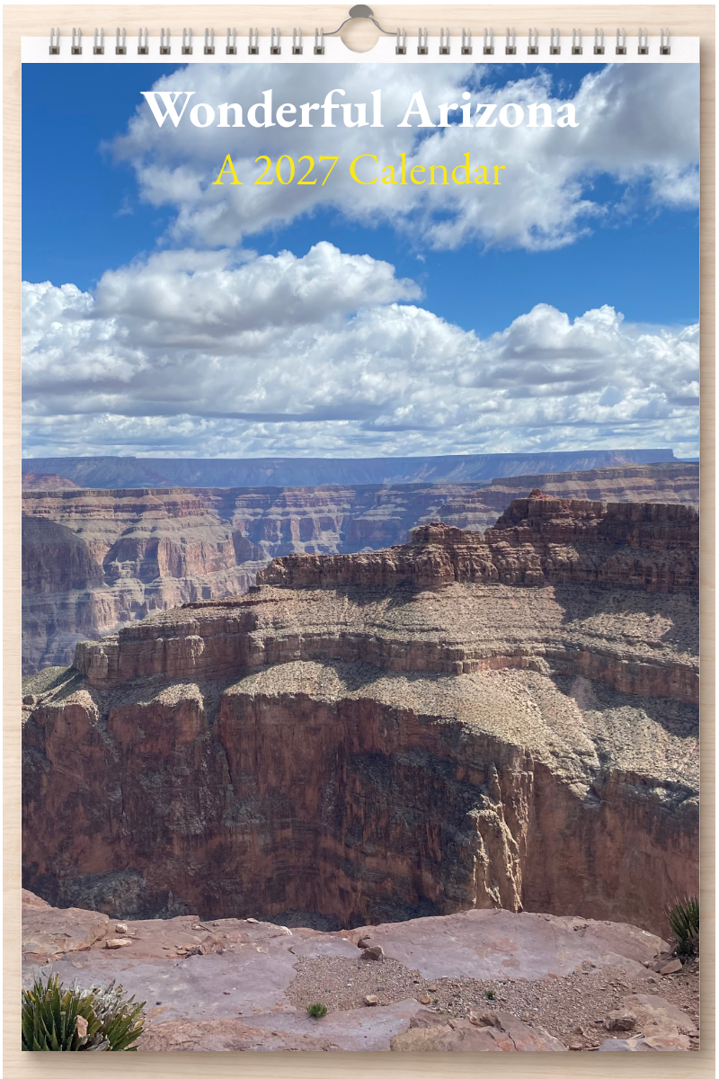 Wonderful Arizona: A 2027 Calendar