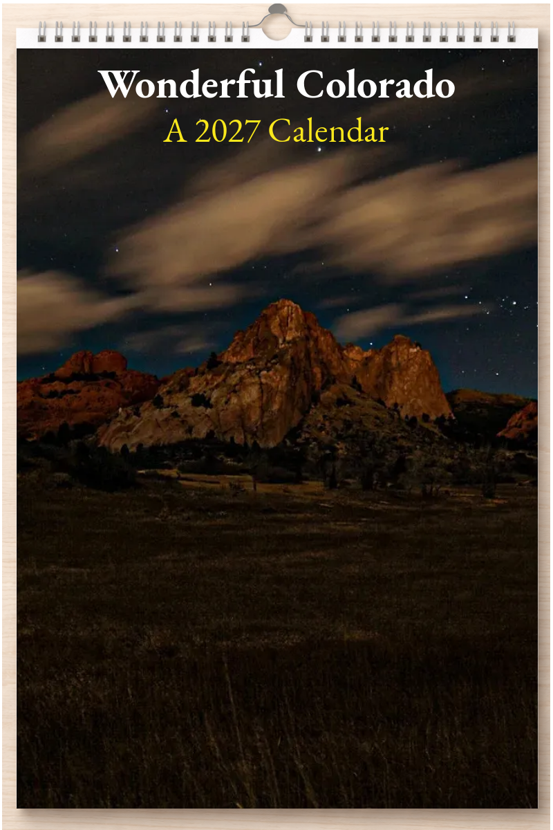 Wonderful Colorado: A 2027 Calendar