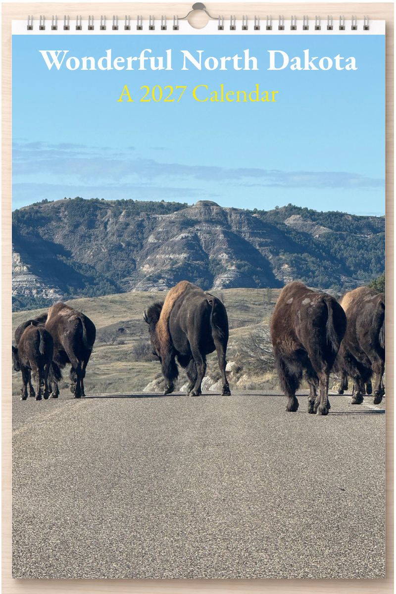 Wonderful North Dakota: A 2027 Calendar