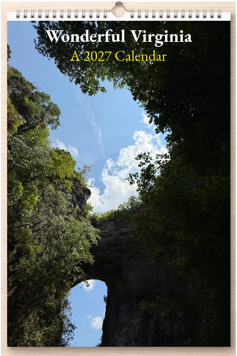 Wonderful Virginia: A 2027 Calendar