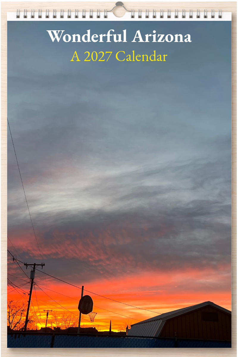 Wonderful Arizona: A 2027 Calendar