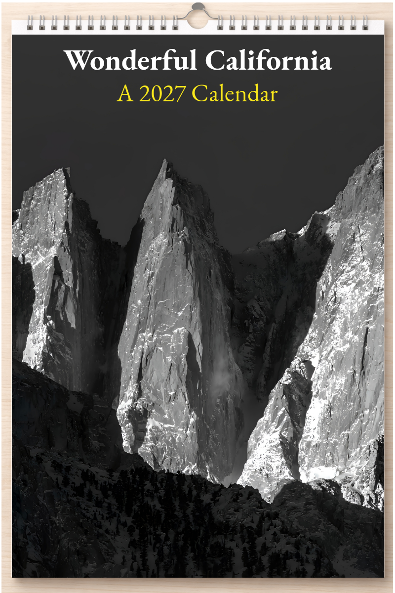 Wonderful California: A 2027 Calendar