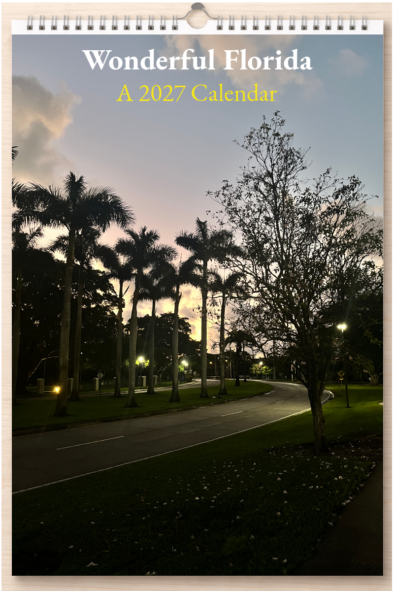 Wonderful Florida: A 2027 Calendar
