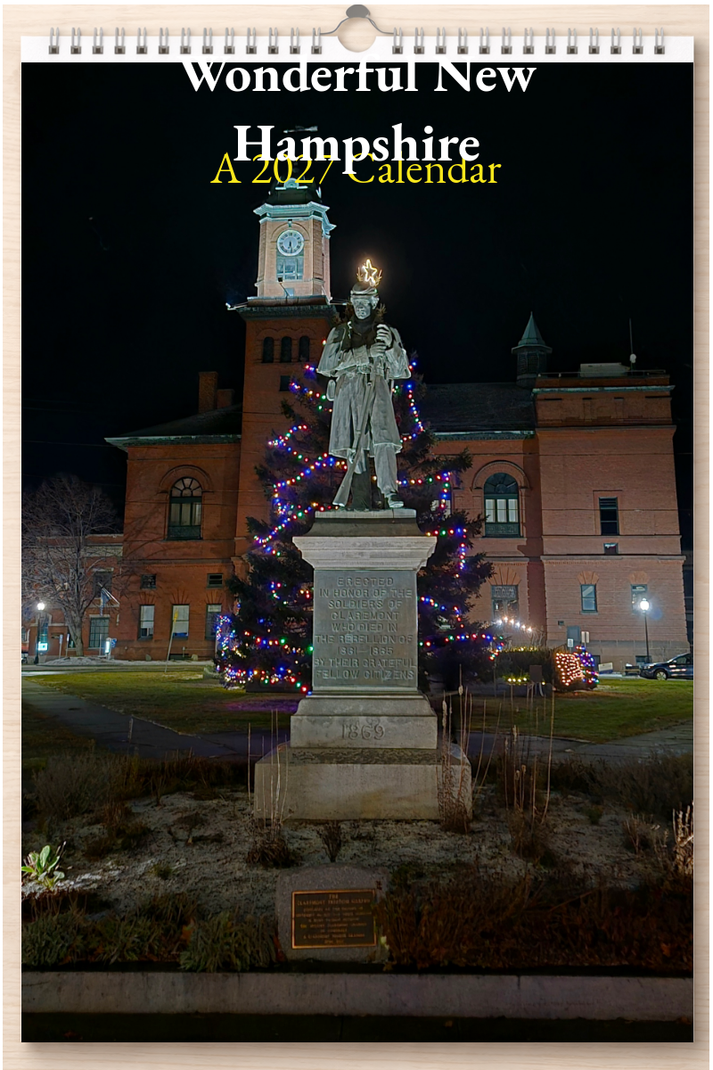 Wonderful New Hampshire: A 2027 Calendar