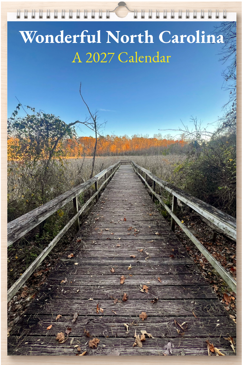 Wonderful North Carolina: A 2027 Calendar