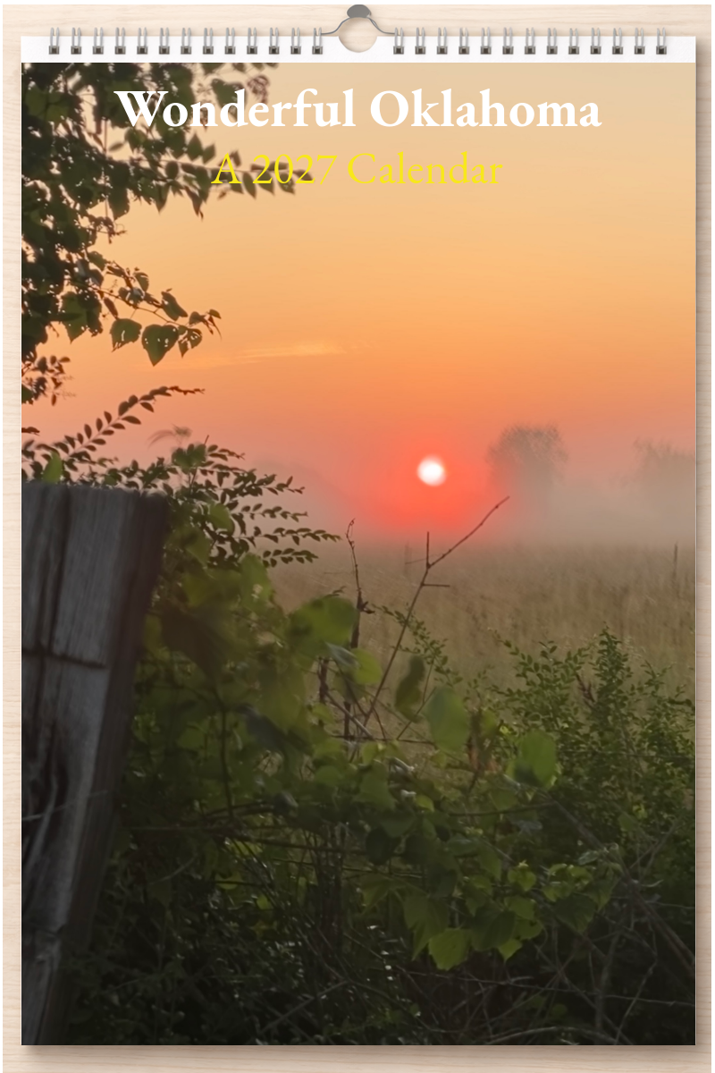 Wonderful Oklahoma: A 2027 Calendar