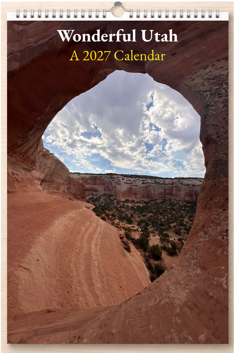 Wonderful Utah: A 2027 Calendar