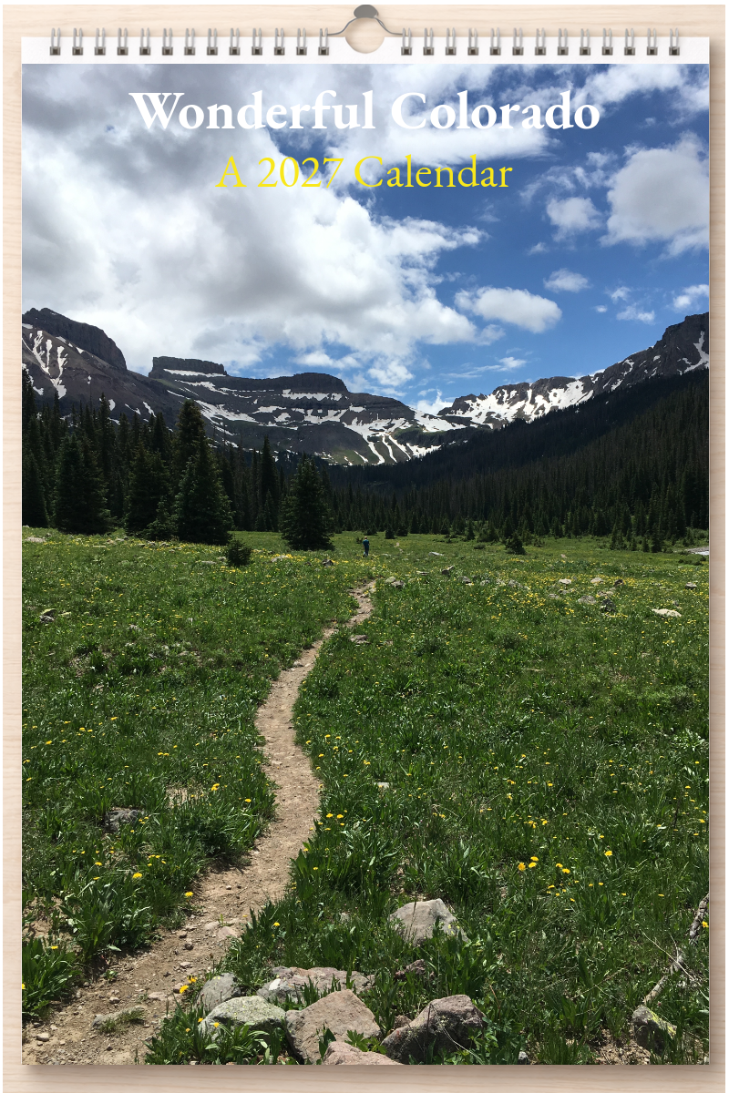 Wonderful Colorado: A 2027 Calendar