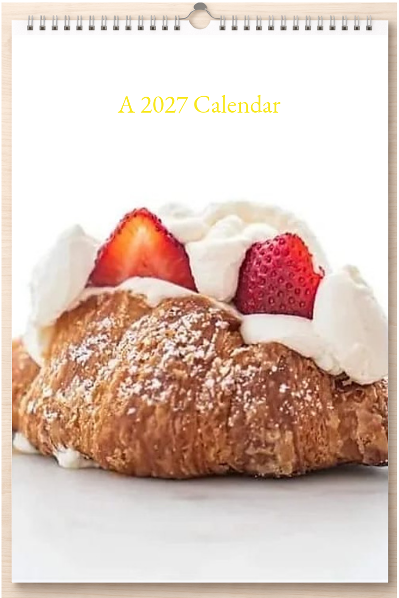 Amazing Baking: A 2027 Calendar