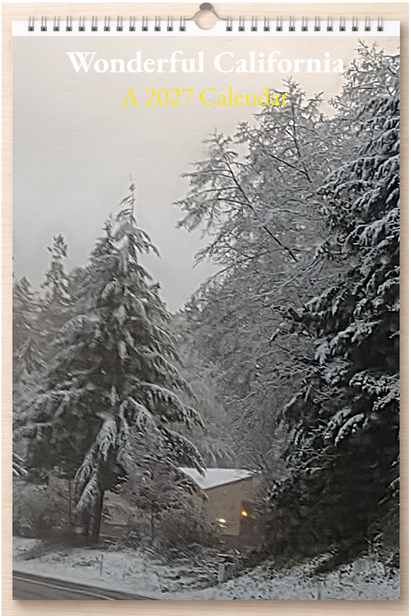Wonderful California: A 2027 Calendar