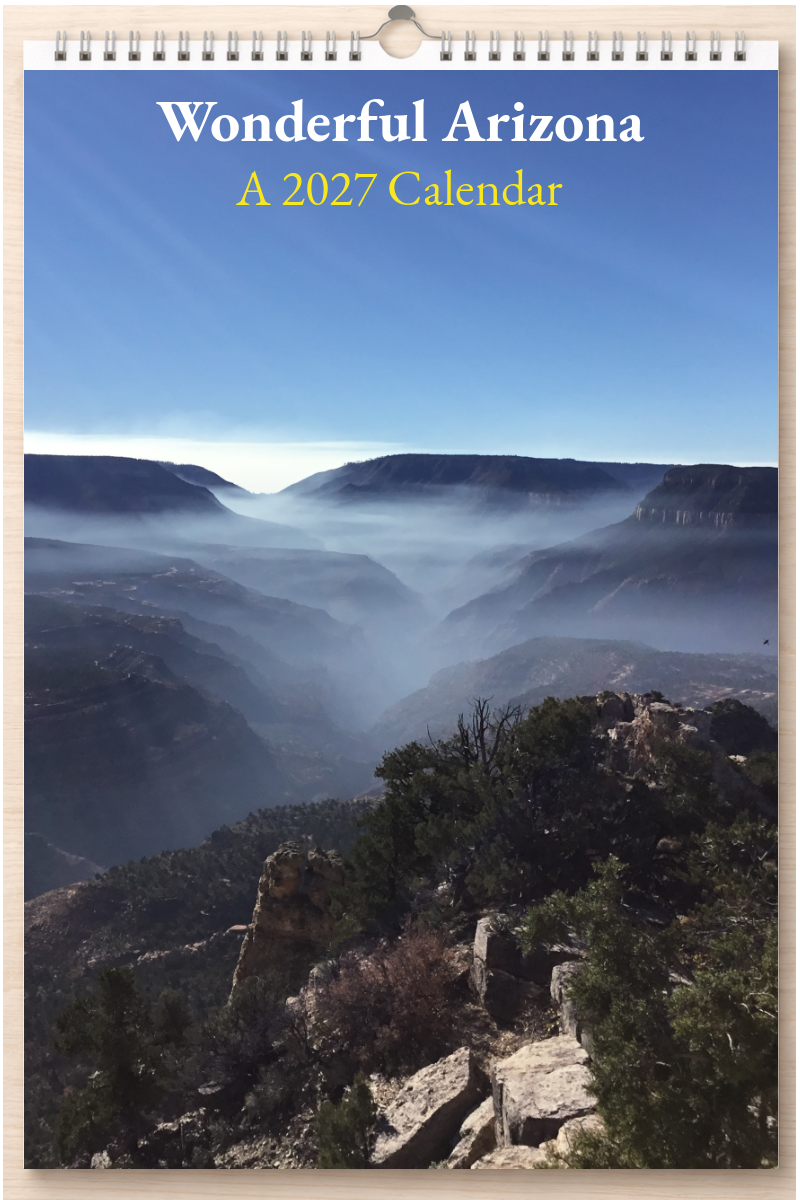 Wonderful Arizona: A 2027 Calendar