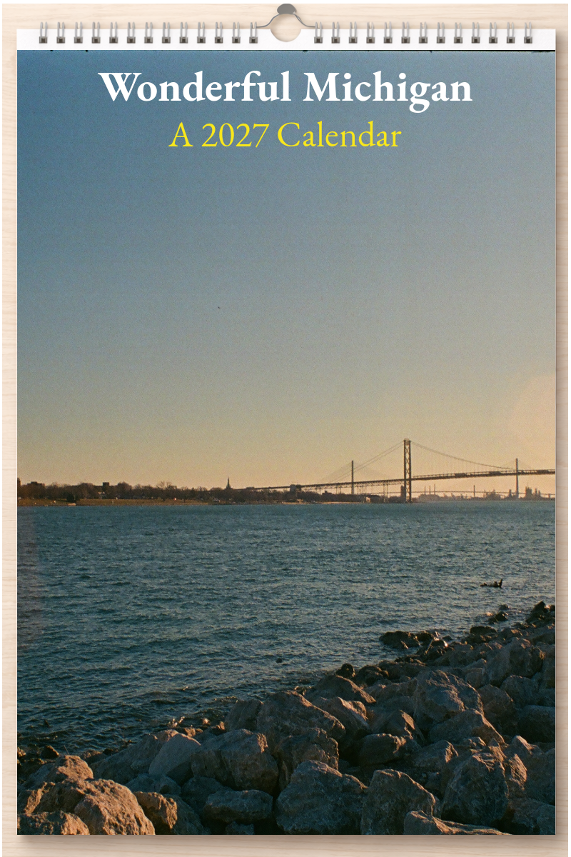 Wonderful Michigan: A 2027 Calendar