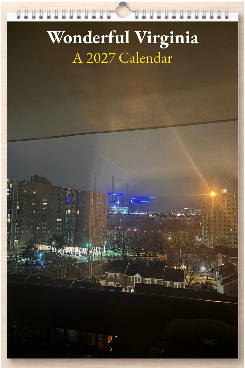 Wonderful Virginia: A 2027 Calendar