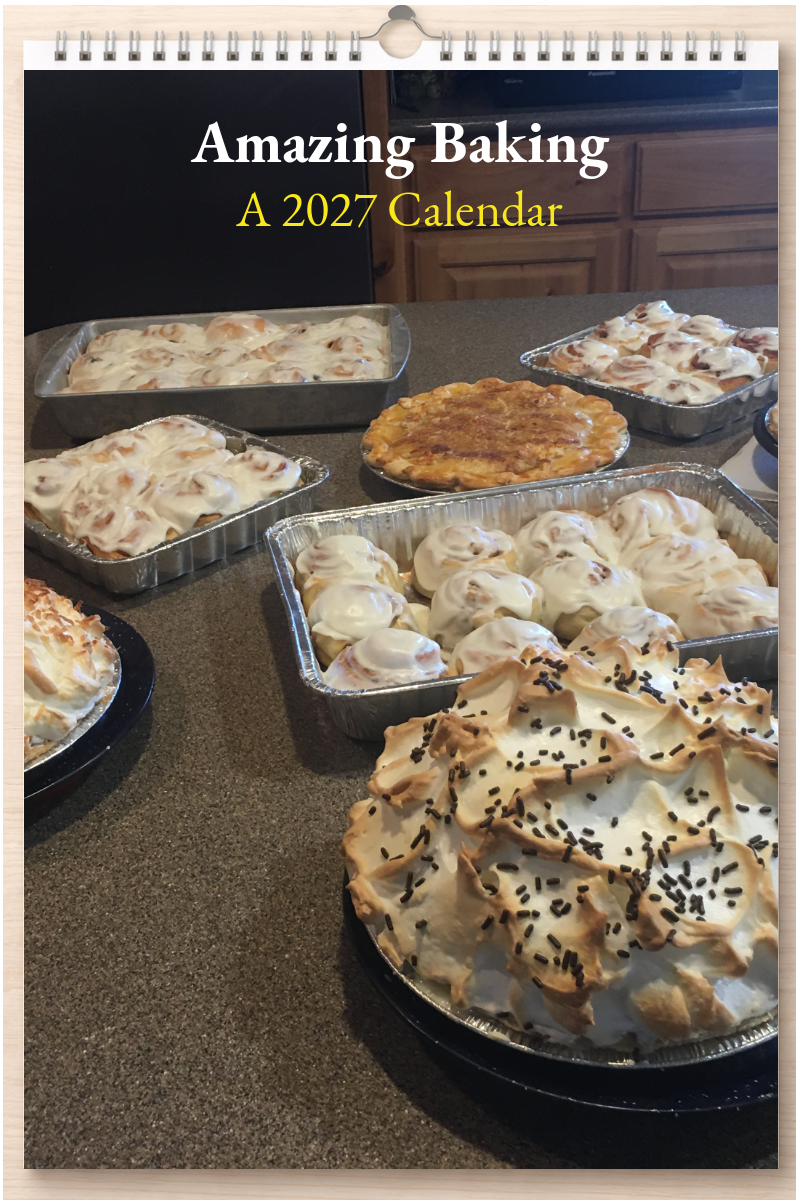 Amazing Baking: A 2027 Calendar